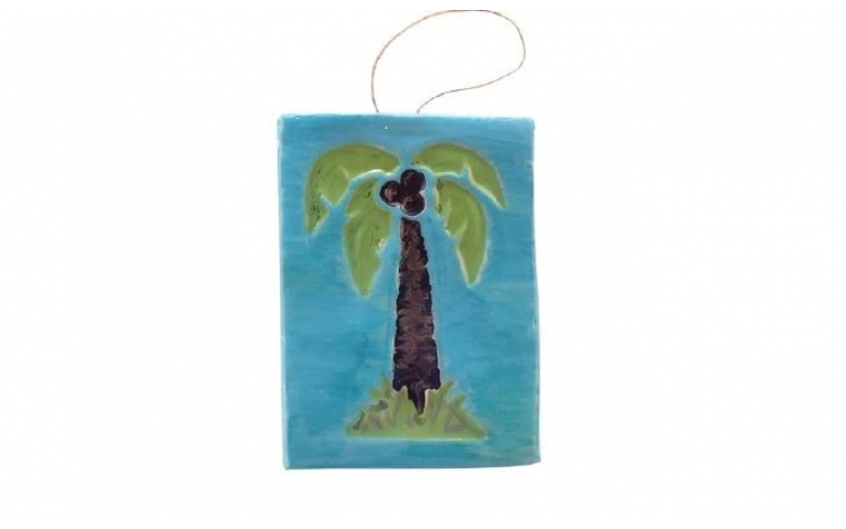 Activ-Clay Leaf Tile or Palm Tree Tile ~ Designed by Carolyn Stearns